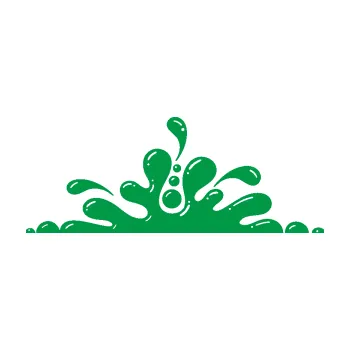 Samolepící dekorace Stékající skvrna 003 levá kaňka (12 - zelená) SAMOLEPKA NA AUTO, NÁLEPKA, FÓLIE, POLEP, TUNING, VLASTNÍ TEXT, TISK, AUTOSAMOLEPKY.cz, POLEPY, OBRÁZEK, LOGO, 3D STICKERS