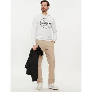 Pánská mikina Jack & Jones Mikina Forest 12249237 Šedá Standard Fit M