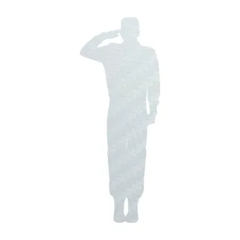 Samolepící dekorace SAMOLEPKA Voják 012 levá salutuje (51 - 3D karbon bílý) NA AUTO, NÁLEPKA, FÓLIE, POLEP, TUNING, VLASTNÍ TEXT, TISK, AUTOSAMOLEPKY.cz, POLEPY, OBRÁZEK, LOGO, SAMOLEPKY