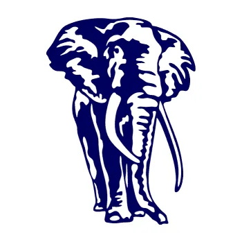 Samolepící dekorace SAMOLEPKA Slon 025 pravá (23 - tmavě modrá) NA AUTO, NÁLEPKA, FÓLIE, POLEP, TUNING, VLASTNÍ TEXT, TISK, AUTOSAMOLEPKY.cz, POLEPY, OBRÁZEK, LOGO, SAMOLEPKY