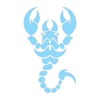 Polep vozidla Štír 005 pravá (03 - světle modrá) SAMOLEPKA NA AUTO, NÁLEPKA, FÓLIE, POLEP, TUNING, VLASTNÍ TEXT, TISK, AUTOSAMOLEPKY.cz, POLEPY, OBRÁZEK, LOGO, 3D STICKERS