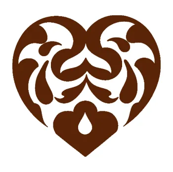 Samolepící dekorace Srdíčko 007 (15 - hnědá) SAMOLEPKA NA AUTO, NÁLEPKA, FÓLIE, POLEP, TUNING, VLASTNÍ TEXT, TISK, AUTOSAMOLEPKY.cz, POLEPY, OBRÁZEK, LOGO, 3D STICKERS