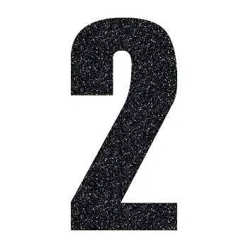 Autodoplněk Samolepka na auto Startovní číslo 2 typ 2 (85 - Ultra Metalic černá) NÁLEPKA, FÓLIE, POLEPY, TUNING, VLASTNÍ TEXT, TISK, AUTOSAMOLEPKY.cz, SAMOLEPKY, OBRÁZEK, LOGO, VÝROBA, PRODEJ