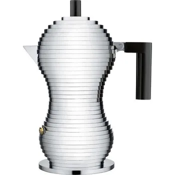 Moka konvice Kávovar PULCINA 150 ml, černá rukojeť, Alessi - doprava zdarma od 2999 Kč