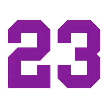 Polep vozidla Startovní číslo 23 (14 - fialová) SAMOLEPKA NA AUTO, NÁLEPKA, FÓLIE, POLEP, TUNING, VLASTNÍ TEXT, TISK, AUTOSAMOLEPKY.cz, POLEPY, OBRÁZEK, LOGO, 3D STICKERS