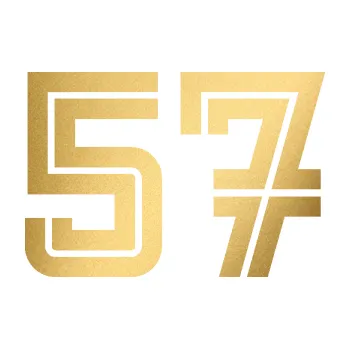 Polep vozidla Startovní číslo 57 typ 7 (43 - zlatá metalíza) SAMOLEPKA NA AUTO, NÁLEPKA, FÓLIE, POLEP, TUNING, VLASTNÍ TEXT, TISK, AUTOSAMOLEPKY.cz, POLEPY, OBRÁZEK, LOGO, 3D STICKERS