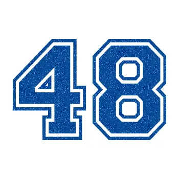 Polep vozidla Startovní číslo 48 typ 4 (88 - Ultra Metalic modrá) SAMOLEPKA NA AUTO, NÁLEPKA, FÓLIE, POLEP, TUNING, VLASTNÍ TEXT, TISK, AUTOSAMOLEPKY.cz, POLEPY, OBRÁZEK, LOGO, 3D STICKERS