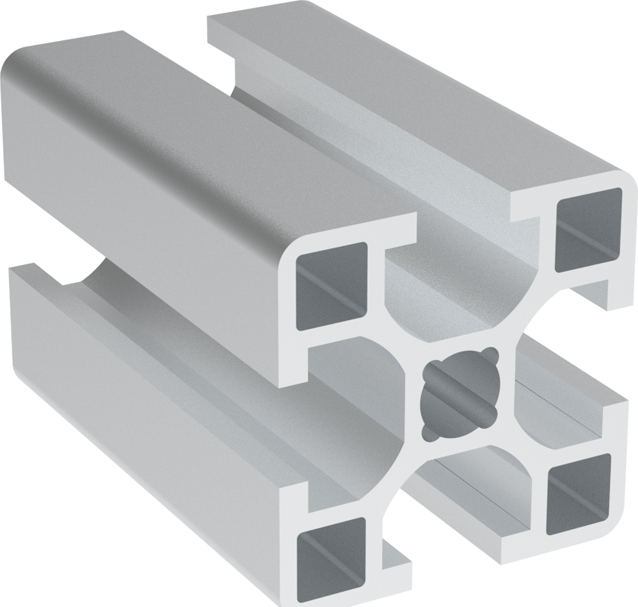 Hliníkový profil na fotovoltaiku 32x32 lehký, Pro montáž solárních panelů, Rám pro nosné konstrukce FVE, Alusic AC 45-8