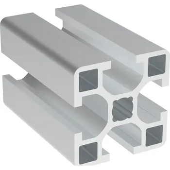 Stavební profil Hliníkový profil na fotovoltaiku 32x32 lehký, Pro montáž solárních panelů, Rám pro nosné konstrukce FVE, Alusic AC 45-8