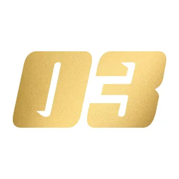 Polep vozidla Startovní číslo 03 typ 6 (43 - zlatá metalíza) SAMOLEPKA NA AUTO, NÁLEPKA, FÓLIE, POLEP, TUNING, VLASTNÍ TEXT, TISK, AUTOSAMOLEPKY.cz, POLEPY, OBRÁZEK, LOGO, 3D STICKERS