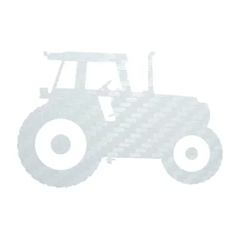 Polep vozidla SAMOLEPKA Traktor 001 pravá (51 - 3D karbon bílý) NA AUTO, NÁLEPKA, FÓLIE, POLEP, TUNING, VLASTNÍ TEXT, TISK, AUTOSAMOLEPKY.cz, POLEPY, OBRÁZEK, LOGO, SAMOLEPKY