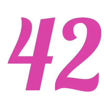 Polep vozidla SAMOLEPKA Startovní číslo 42 typ 3 (16 - růžová) NA AUTO, NÁLEPKA, FÓLIE, POLEP, TUNING, VLASTNÍ TEXT, TISK, AUTOSAMOLEPKY.cz, POLEPY, OBRÁZEK, LOGO, SAMOLEPKY