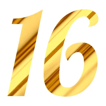 Polep vozidla Startovní číslo 16 typ 3 (81 - chrom fólie zlatá zrcadlová) SAMOLEPKA NA AUTO, NÁLEPKA, FÓLIE, POLEP, TUNING, VLASTNÍ TEXT, TISK, AUTOSAMOLEPKY.cz, POLEPY, OBRÁZEK, LOGO, 3D STICKERS