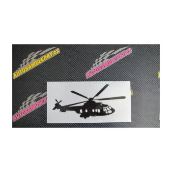 Polep vozidla SAMOLEPKA Vrtulník 003 pravá helikoptéra (10 - červená) NA AUTO, NÁLEPKA, FÓLIE, POLEP, TUNING, VLASTNÍ TEXT, TISK, AUTOSAMOLEPKY.cz, POLEPY, OBRÁZEK, LOGO, SAMOLEPKY