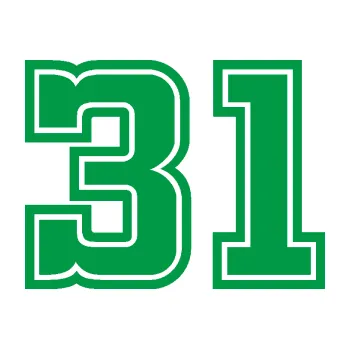 Polep vozidla Startovní číslo 31 typ 5 (12 - zelená) SAMOLEPKA NA AUTO, NÁLEPKA, FÓLIE, POLEP, TUNING, VLASTNÍ TEXT, TISK, AUTOSAMOLEPKY.cz, POLEPY, OBRÁZEK, LOGO, 3D STICKERS