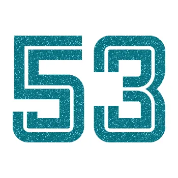 Polep vozidla Startovní číslo 53 typ 7 (92 - Ultra Metalic tyrkysová) SAMOLEPKA NA AUTO, NÁLEPKA, FÓLIE, POLEP, TUNING, VLASTNÍ TEXT, TISK, AUTOSAMOLEPKY.cz, POLEPY, OBRÁZEK, LOGO, 3D STICKERS