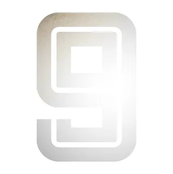 Polep vozidla Startovní číslo 9 typ 7 (82 - odrazková reflexní bílá) SAMOLEPKA NA AUTO, NÁLEPKA, FÓLIE, POLEP, TUNING, VLASTNÍ TEXT, TISK, AUTOSAMOLEPKY.cz, POLEPY, OBRÁZEK, LOGO, 3D STICKERS