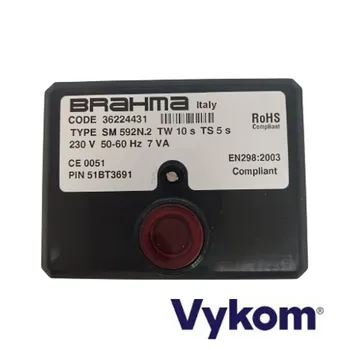Příslušenství ke kotli Řídící a zapalovací automatika Brahma SM 592 N.2, Tw 10s, Ts 5s