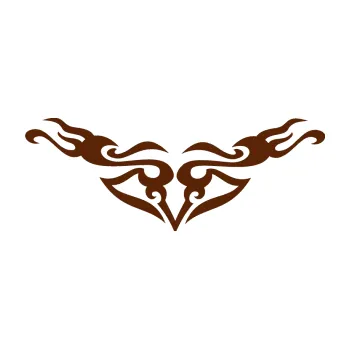 Polep vozidla Tetování 153 (15 - hnědá) SAMOLEPKA NA AUTO, NÁLEPKA, FÓLIE, POLEP, TUNING, VLASTNÍ TEXT, TISK, AUTOSAMOLEPKY.cz, POLEPY, OBRÁZEK, LOGO, 3D STICKERS