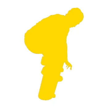 Samolepicí dekorace na vozidlo Skateboard 003 pravá (13 - jasně žlutá) SAMOLEPKA NA AUTO, NÁLEPKA, FÓLIE, POLEP, TUNING, VLASTNÍ TEXT, TISK, AUTOSAMOLEPKY.cz, POLEPY, OBRÁZEK, LOGO, 3D STICKERS