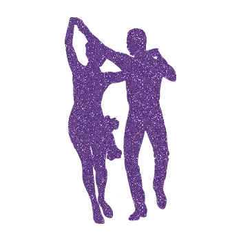 Samolepicí dekorace na vozidlo Tanec 015 pravá salsa (87 - Ultra Metalic fialová) SAMOLEPKA NA AUTO, NÁLEPKA, FÓLIE, POLEP, TUNING, VLASTNÍ TEXT, TISK, AUTOSAMOLEPKY.cz, POLEPY, OBRÁZEK, LOGO, 3D STICKERS