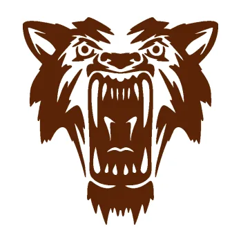 Polep vozidla Vlk 021 (15 - hnědá) SAMOLEPKA NA AUTO, NÁLEPKA, FÓLIE, POLEP, TUNING, VLASTNÍ TEXT, TISK, AUTOSAMOLEPKY.cz, POLEPY, OBRÁZEK, LOGO, 3D STICKERS