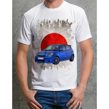Pánské tričko tričko Toyota Yaris 2003 134 (Trička s motivy aut)
