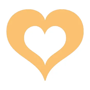 Samolepící dekorace SAMOLEPKA Srdíčko 004 dvojitý obrys (08 - béžová) NA AUTO, NÁLEPKA, FÓLIE, POLEP, TUNING, VLASTNÍ TEXT, TISK, AUTOSAMOLEPKY.cz, POLEPY, OBRÁZEK, LOGO, SAMOLEPKY