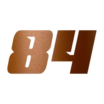 Polep vozidla Startovní číslo 84 typ 6 (44 - měděná metalíza) SAMOLEPKA NA AUTO, NÁLEPKA, FÓLIE, POLEP, TUNING, VLASTNÍ TEXT, TISK, AUTOSAMOLEPKY.cz, POLEPY, OBRÁZEK, LOGO, 3D STICKERS