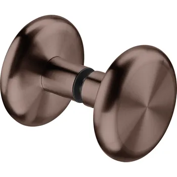 Nábytkové kování JNF - ÚCHYTKA NA SKLENĚNÉ DVEŘE IN.00.099.V TCH - Titanium čoko