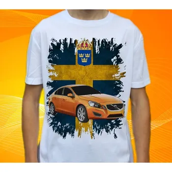 Pánské tričko tričko Volvo S60 3XL (Trička s motivy aut)