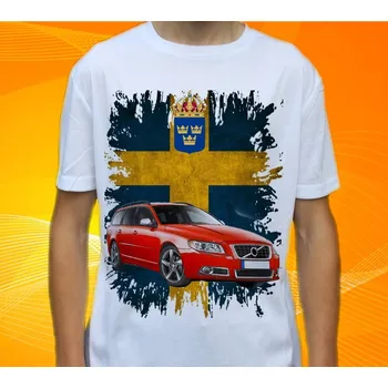 Pánské tričko tričko Volvo V70 II 116 (Trička s motivy aut)