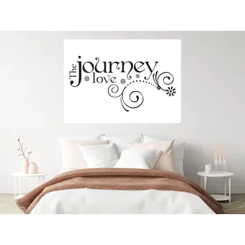 Samolepící dekorace The journey love samolepka na zeď šíře 120 cm
