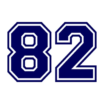 Polep vozidla Startovní číslo 82 typ 4 (23 - tmavě modrá) SAMOLEPKA NA AUTO, NÁLEPKA, FÓLIE, POLEP, TUNING, VLASTNÍ TEXT, TISK, AUTOSAMOLEPKY.cz, POLEPY, OBRÁZEK, LOGO, 3D STICKERS
