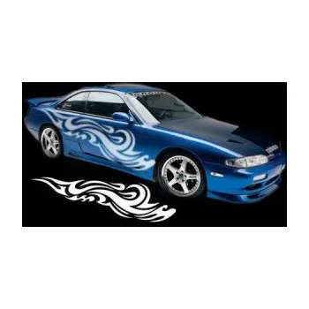 Polep vozidla SAMOLEPKA Samolepka na bok tattoo 077 (85 - Ultra Metalic černá) NA AUTO, NÁLEPKA, FÓLIE, POLEP, TUNING, VLASTNÍ TEXT, TISK, AUTOSAMOLEPKY.cz, POLEPY, OBRÁZEK, LOGO, SAMOLEPKY