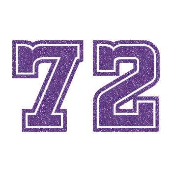 Polep vozidla SAMOLEPKA Startovní číslo 72 typ 5 (87 - Ultra Metalic fialová) NA AUTO, NÁLEPKA, FÓLIE, POLEP, TUNING, VLASTNÍ TEXT, TISK, AUTOSAMOLEPKY.cz, POLEPY, OBRÁZEK, LOGO, SAMOLEPKY