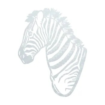 Samolepící dekorace SAMOLEPKA Zebra 001 levá hlava (51 - 3D karbon bílý) NA AUTO, NÁLEPKA, FÓLIE, POLEP, TUNING, VLASTNÍ TEXT, TISK, AUTOSAMOLEPKY.cz, POLEPY, OBRÁZEK, LOGO, SAMOLEPKY