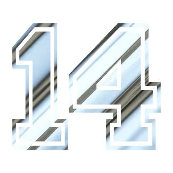 Polep vozidla Startovní číslo 14 typ 4 (80 - chrom fólie stříbrná zrcadlová) SAMOLEPKA NA AUTO, NÁLEPKA, FÓLIE, POLEP, TUNING, VLASTNÍ TEXT, TISK, AUTOSAMOLEPKY.cz, POLEPY, OBRÁZEK, LOGO, 3D STICKERS