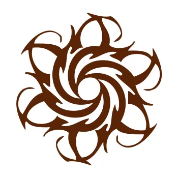 Polep vozidla Tetování 186 (15 - hnědá) SAMOLEPKA NA AUTO, NÁLEPKA, FÓLIE, POLEP, TUNING, VLASTNÍ TEXT, TISK, AUTOSAMOLEPKY.cz, POLEPY, OBRÁZEK, LOGO, 3D STICKERS