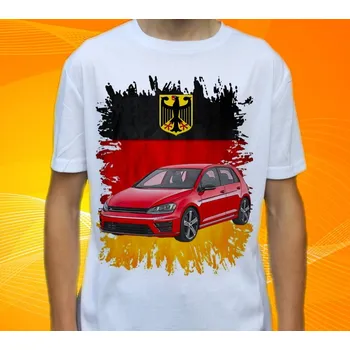 Pánské tričko tričko Volkswagen Golf NEW M (Trička s motivy aut)