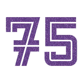 Polep vozidla SAMOLEPKA Startovní číslo 75 typ 7 (87 - Ultra Metalic fialová) NA AUTO, NÁLEPKA, FÓLIE, POLEP, TUNING, VLASTNÍ TEXT, TISK, AUTOSAMOLEPKY.cz, POLEPY, OBRÁZEK, LOGO, SAMOLEPKY