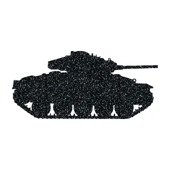Polep vozidla SAMOLEPKA NA AUTO Tank 001 pravá WW2 (85 - Ultra Metalic černá) NÁLEPKA, FÓLIE, POLEP, TUNING, VLASTNÍ TEXT, TISK, AUTOSAMOLEPKY.cz, POLEPY, OBRÁZEK, LOGO, SAMOLEPKY
