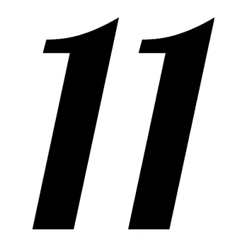 Polep vozidla Startovní číslo 11 typ 3 (01 - černá) SAMOLEPKA NA AUTO, NÁLEPKA, FÓLIE, POLEP, TUNING, VLASTNÍ TEXT, TISK, AUTOSAMOLEPKY.cz, POLEPY, OBRÁZEK, LOGO, 3D STICKERS