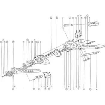 Sekera Západka mechanického klínu MK4 (IT-123014907210) (Západka pro Mechanický klín MK4. Náhradní díl jazyk objednací číslo v manuálu č. 18.)