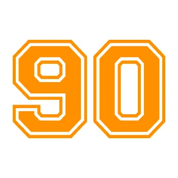 Polep vozidla Startovní číslo 90 typ 4 (06 - oranžová) SAMOLEPKA NA AUTO, NÁLEPKA, FÓLIE, POLEP, TUNING, VLASTNÍ TEXT, TISK, AUTOSAMOLEPKY.cz, POLEPY, OBRÁZEK, LOGO, 3D STICKERS