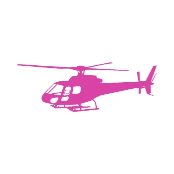 Polep vozidla SAMOLEPKA Vrtulník 002 levá helikoptéra (16 - růžová) NA AUTO, NÁLEPKA, FÓLIE, POLEP, TUNING, VLASTNÍ TEXT, TISK, AUTOSAMOLEPKY.cz, POLEPY, OBRÁZEK, LOGO, SAMOLEPKY