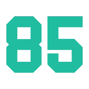 Polep vozidla Startovní číslo 85 (25 - tyrkysová) SAMOLEPKA NA AUTO, NÁLEPKA, FÓLIE, POLEP, TUNING, VLASTNÍ TEXT, TISK, AUTOSAMOLEPKY.cz, POLEPY, OBRÁZEK, LOGO, 3D STICKERS