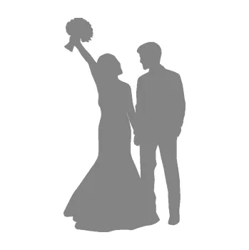 Samolepící dekorace SAMOLEPKA Svatba 003 pravá (17 - šedá) NA AUTO, NÁLEPKA, FÓLIE, POLEP, TUNING, VLASTNÍ TEXT, TISK, AUTOSAMOLEPKY.cz, POLEPY, OBRÁZEK, LOGO, SAMOLEPKY