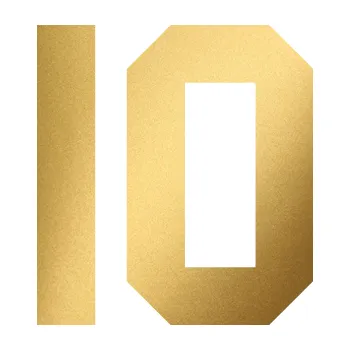 Polep vozidla Startovní číslo 10 (43 - zlatá metalíza) SAMOLEPKA NA AUTO, NÁLEPKA, FÓLIE, POLEP, TUNING, VLASTNÍ TEXT, TISK, AUTOSAMOLEPKY.cz, POLEPY, OBRÁZEK, LOGO, 3D STICKERS