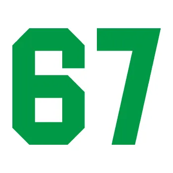 Polep vozidla Startovní číslo 67 (12 - zelená) SAMOLEPKA NA AUTO, NÁLEPKA, FÓLIE, POLEP, TUNING, VLASTNÍ TEXT, TISK, AUTOSAMOLEPKY.cz, POLEPY, OBRÁZEK, LOGO, 3D STICKERS